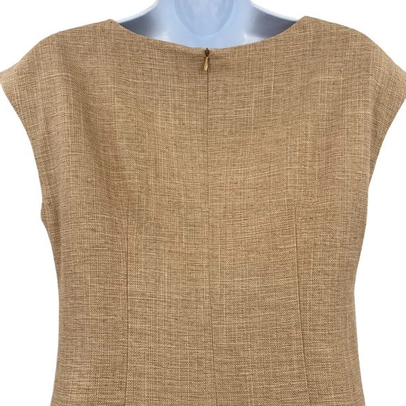 WILLOW GLEN NEW YORK WOMENS TAN DRESS SIZE 4 - Picture 3 of 6